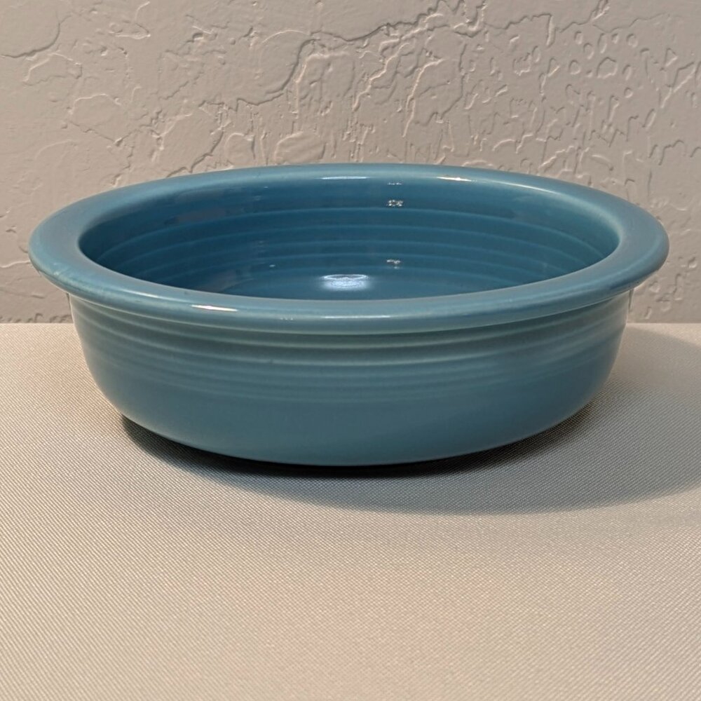 Vintage Fiesta Turquoise 5 1/2" Fruit Bowl, Homer Laughlin 1936-1969